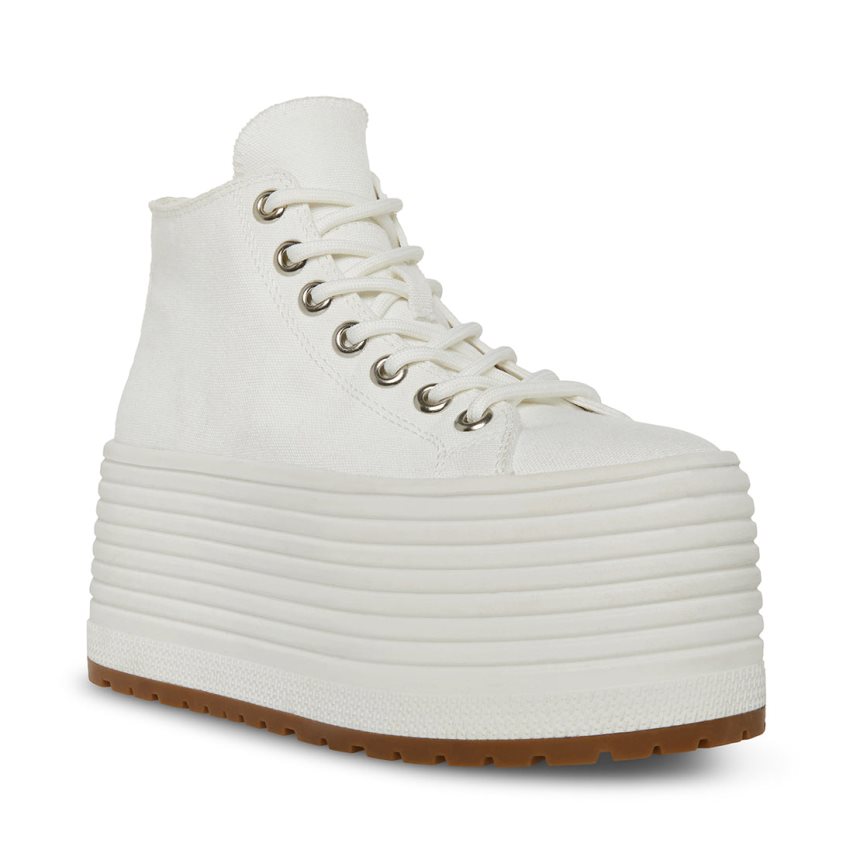 Zapatos Plataforma Steve Madden Giant Mujer Blancas | ES ZA62S3